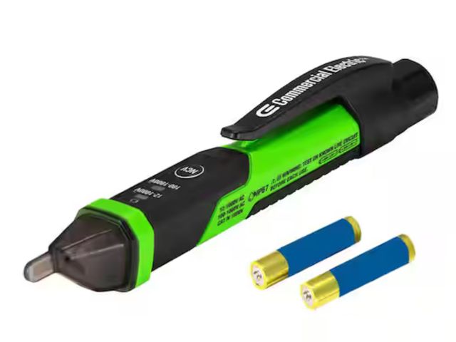 Lot 96-214199 - Commercial Electric
Digital Dual Range Non Contact Voltage Tester, 12-1000V AC
New