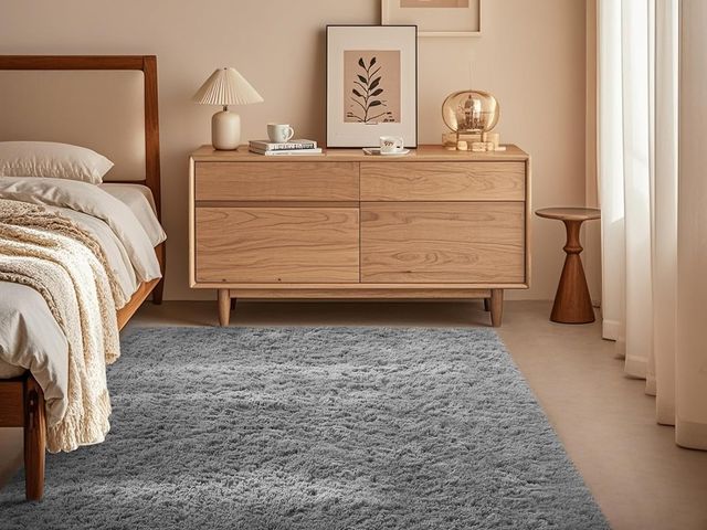 Lot 96-187504 - Ophanie Bedside Preppy Dorm Area Rug, College Essentials Non Slip Grey Small Carpets for Bedroom, An...