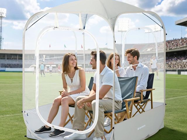 Lot 96-181651 - Instant Pop Up Bubble Tent Fits 3-4 Persons, No Condensation, Spacious Interior, Ultra Visibility fo...