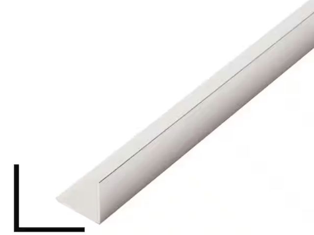 Lot 96-222098 - Alexandria Moulding D x 3/4 in. W x 96 in. L Metal Mira Lustre Angle Drip Cap Moulding Pack (6-Pack)...