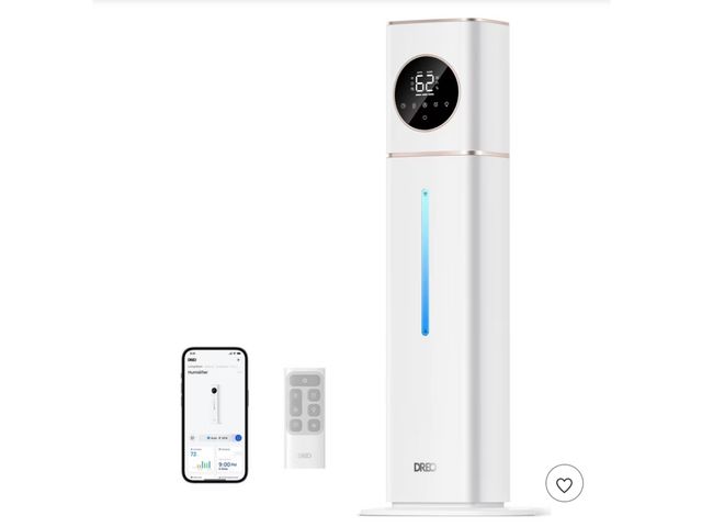 Lot 96-189053 - DREO Smart Ultrasonic Humidifier, 100H Runtime for Large Rooms - 3gal New MSRP $139