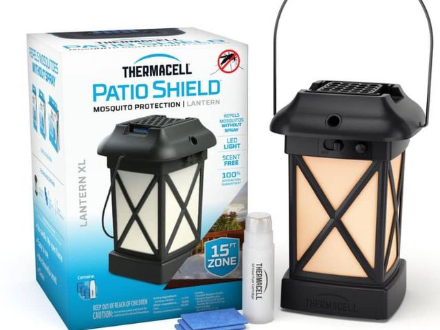 Lot 96-173500 - Thermacell Outdoor Mosquito Repellent Patio Shield Lantern 12-Hour and 15 ft.
Coverage and Deet Free...