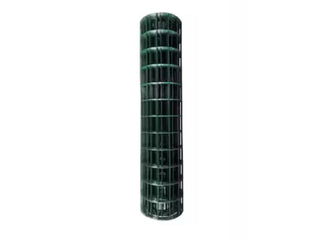 Lot 96-163590 - Iron Gauge Green/PVC Coated PVC coated steel Welded Wire Rolled

New 

Size : unknown .