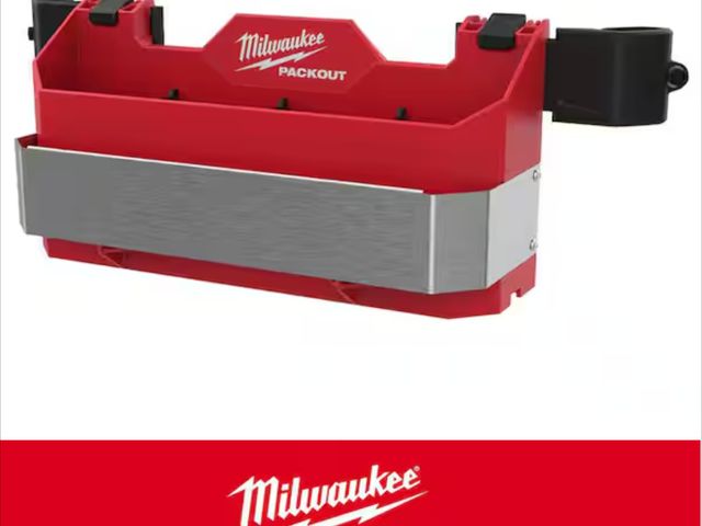 Lot 96-179019 - Milwaukee PACKOUT Caddy Tool Box Rack Attachment New
