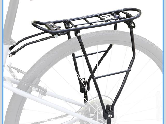 Lot 96-171057 - L-TWOO Bike Rear Rack Lightweight Alloy Aluminium Bike Cargo Rack with Adjustable Height for Bike of...