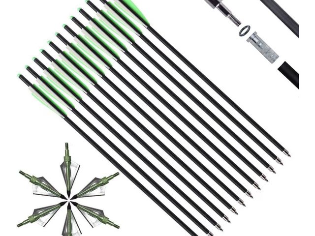 Lot 96-179323 - 20 Inch Crossbow Bolts and Crossbow Broadheads

New. Actual item may vary slightly from stock photo