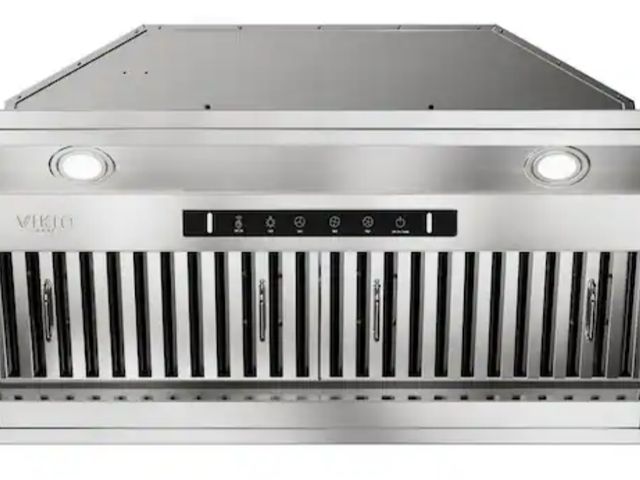Lot 96-232433 - VIKIO 30 in. Convertible Insert Range Hood Stainless Steel with Baffle Filters, LED and Gesture Cont...