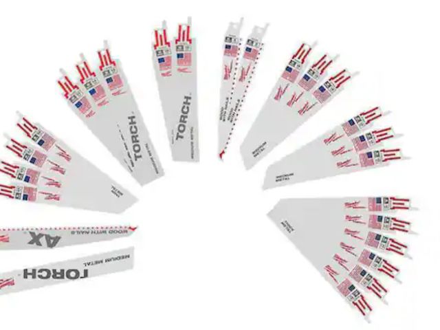 Lot 96-192672 - Milwaukee
SAWZALL Demolition Nail-Embedded Wood and Metal Cutting Bi-Metal Reciprocating Saw Blade S...