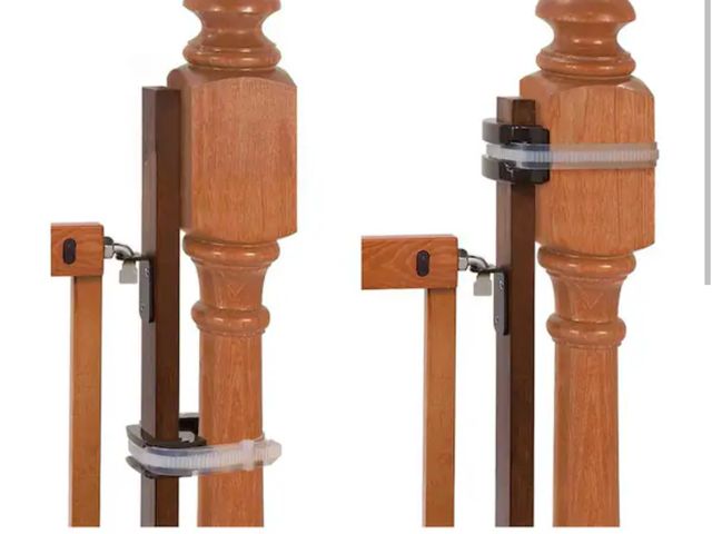 Lot 96-179959 - INGENUITY
Banister to Banister Gate Mounting Kit, Accommodates Most Hardware and Pressure Mount Baby...
