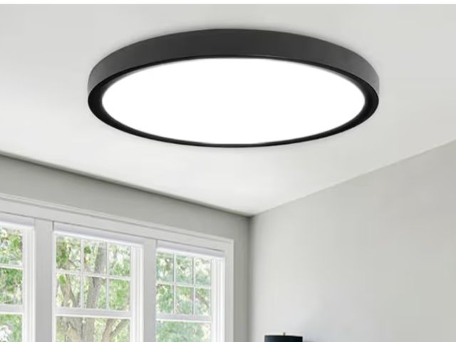Lot 96-177713 - Led Flush Mount Ceiling Light,16 Inch 32w 3480lm,3000k/4000k/6000k 3CCT Selectable, Round Modern Fla...