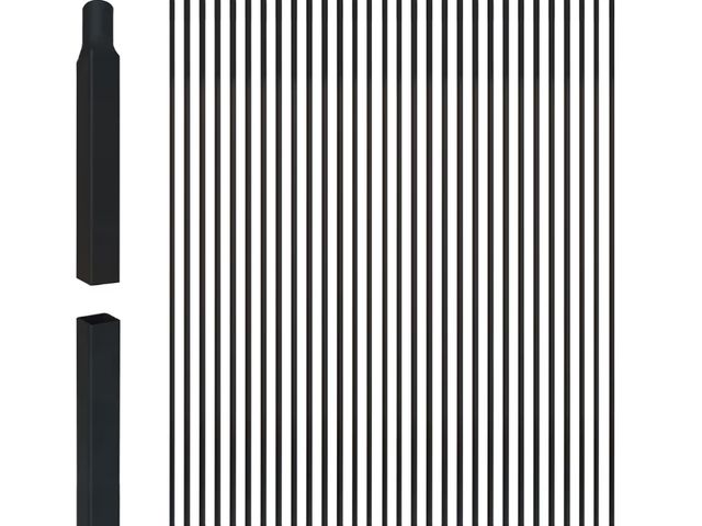 Lot 96-149522 - 30 Pcs Wrought Iron Stair Balusters,1/2" x 44" Straight Hollow Iron Balusters for Staircase Indoor, ...