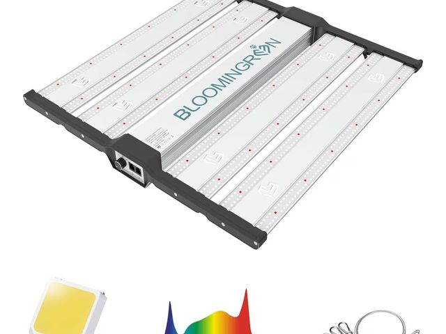 Lot 96-186379 - BLOOMINGREEN Clearance 200W LED Grow Light, 2x2/3x3ft Coverage, Dimmable Full Spectrum Indoor Plant ...