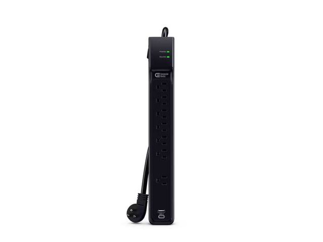 Lot 96-163260 - Commercial Electric
8 ft. 7-Outlet Surge Protector with USB in Black
Unused