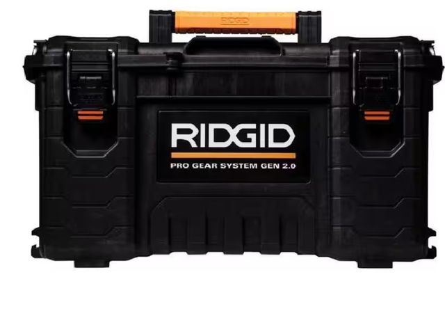 Lot 96-181914 - Rigid Pro Gear System Gen 2.0 Stackable Durable 22 in. Modular Tool Box Storage With Heavy Duty Latc...