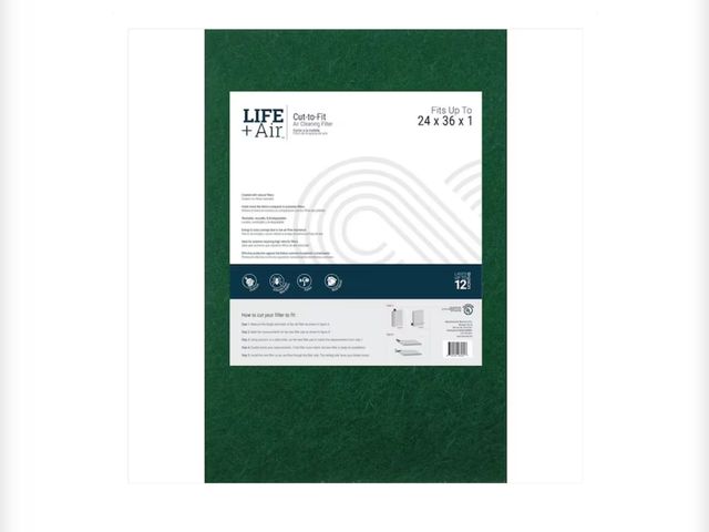 Lot 96-173768 - HDX 24 in. x 36 in. x 1 in. MERV 5 Washable Air Filter (1-Pack) New