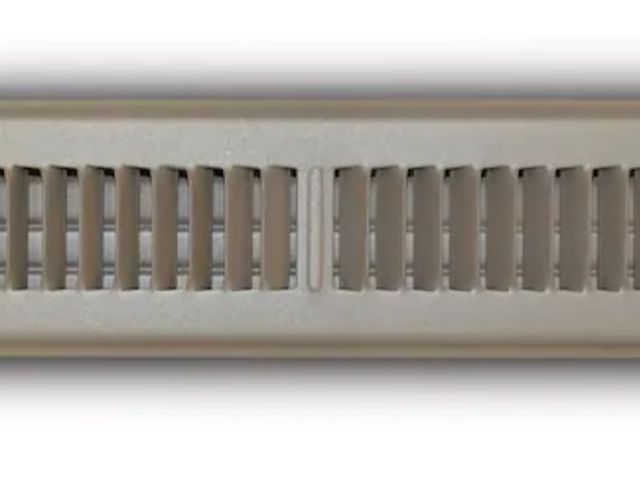 Lot 96-232575 - Pack of 3 Everbilt 2 in. x 14 in. 2-Way Steel Floor Register in Brown New