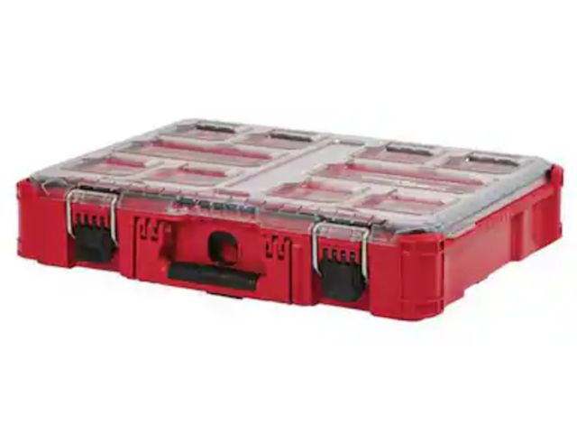 Lot 96-227791 - Milwaukee PACKOUT 11-Compartment Impact Resistant Portable Small Parts Organizer New