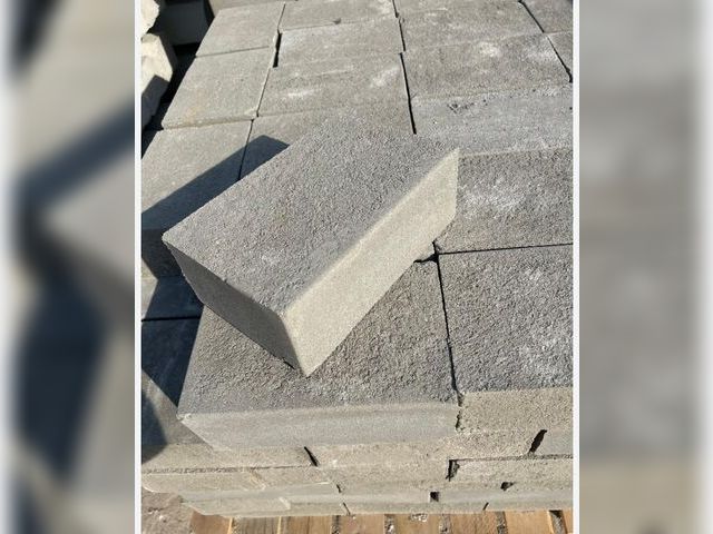 Lot 96-171966 - Pallet of approx 59 concrete pavers, approx 15.5x7.5”. New, pallets must be picked up 5 days from au...