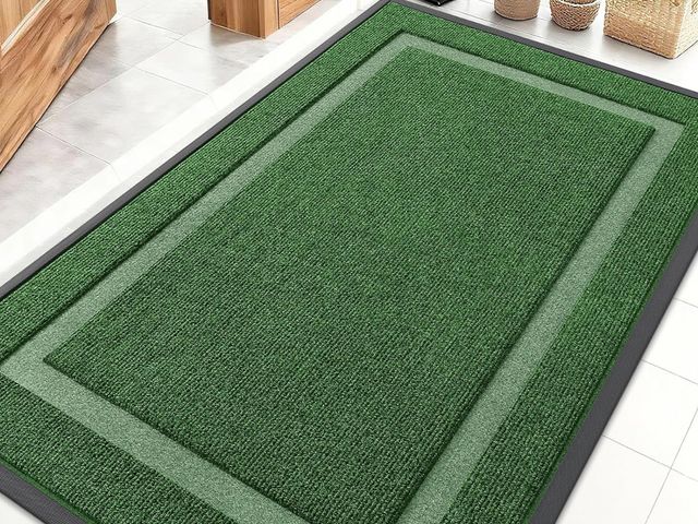 Lot 96-195237 - OLANLY Front Door Mat Indoor Outdoor Entrance, Waterproof All-Season, All-Weather Doormat, Sturdy Na...