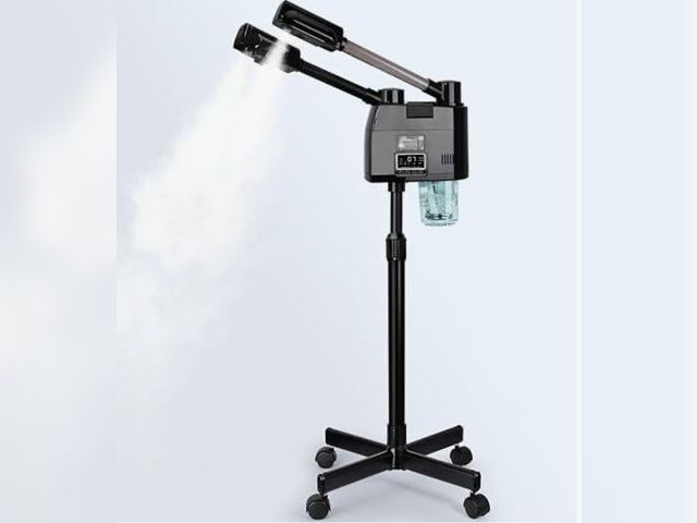 Lot 96-179590 - FLOLXNB Professional Facial Steamer, 2 in 1 Facial Steamer, Esthetician Steamer with Hot&amp;Cold No...