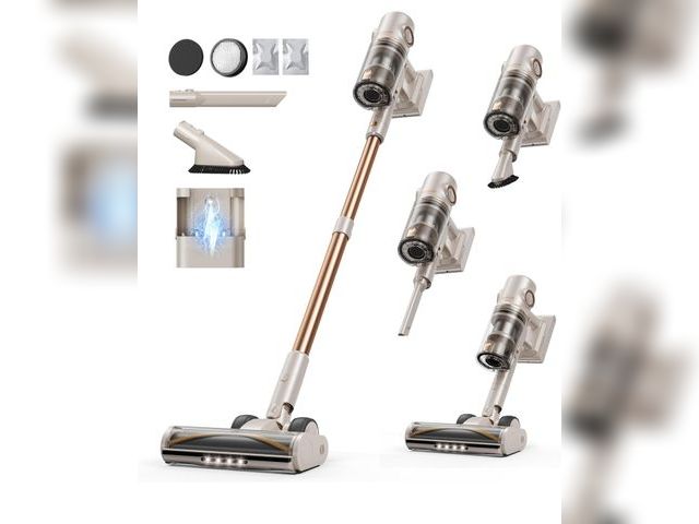 Lot 96-169337 - Cordless Vacuum Cleaner,80Mins/50kpa Vacuum Cleaners for Home,Stick Vacuums with Self-Standing,Touch...