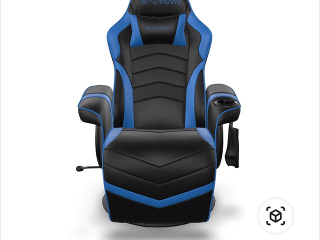 Lot 96-197442 - RESPAWN 900 Console Gaming Recliner with Footrest and Cup Holder New, MSRP $399