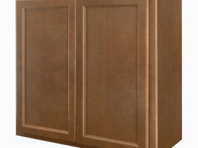 Lot 96-212351 - Custom Wood Cabinet 35” W X 30”T X 13” D