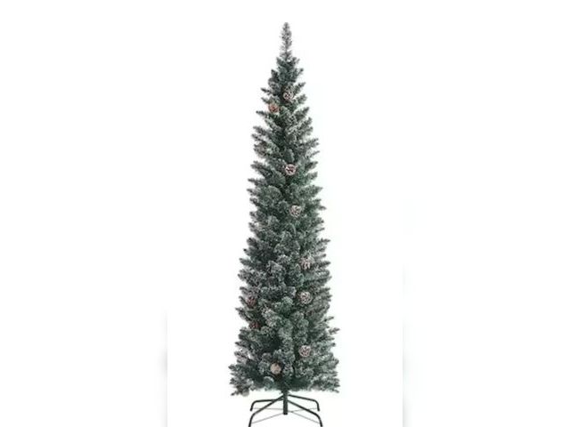 Lot 96-192985 - Costway 6-ft Pencil Artificial Christmas Tree
New