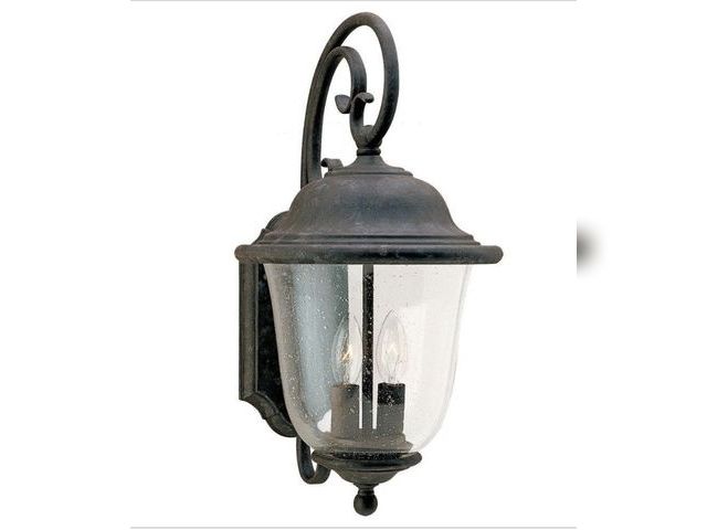 Lot 96-223949 - Generation Lighting Tratalgar 2-Light Oxidized Bronze Outdoor 18 in. Wall
Lantern Sconce MSRP $313.9...