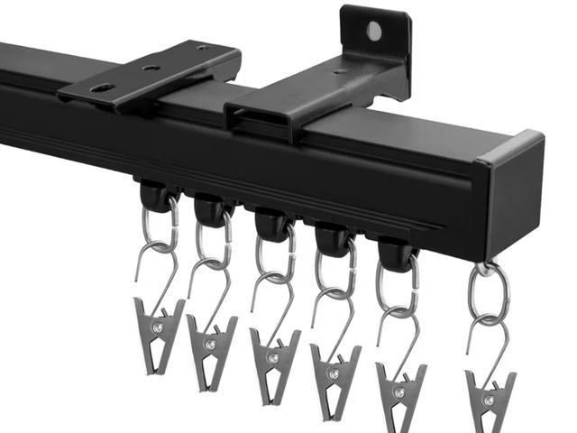 Lot 96-188852 - hoeflife
Curtain Track Ceiling Mount heavy duty sliding Curtains Tracks rails Rod System Room Divide...