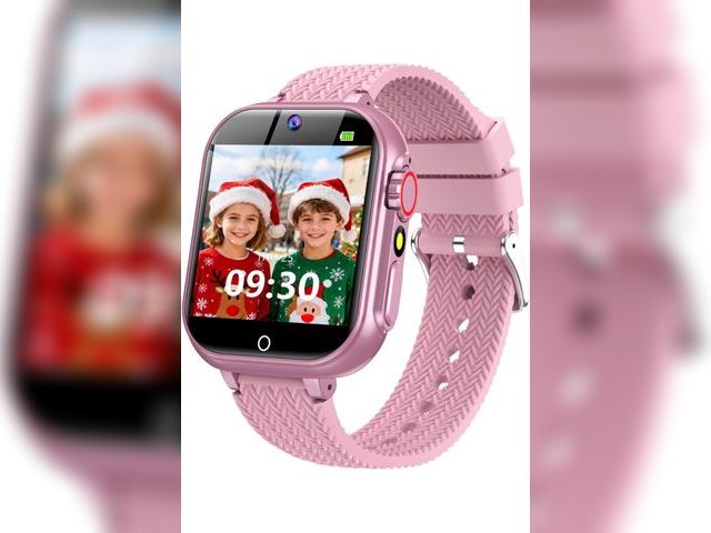Lot 96-192084 - wepfum Kids Smart Watch for Girls Ages 5-12 with 32 Games, HD Touch Screen, Camera, Video/Audio Reco...