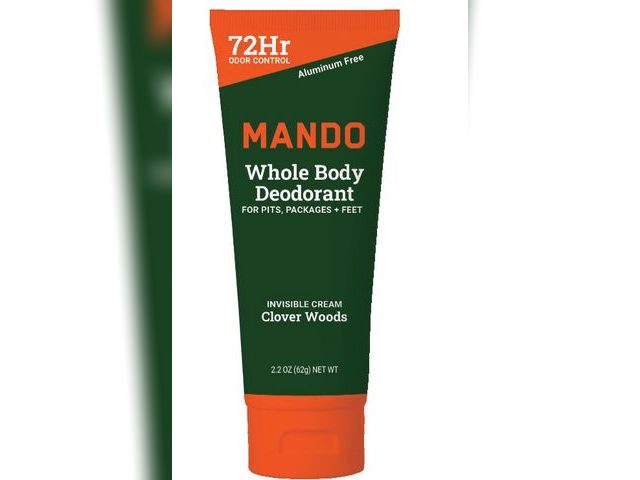 Lot 96-165573 - Mando Whole Body Deodorant for Men - Invisible Cream - Aluminum Free - Clover Woods - 2.2oz
New