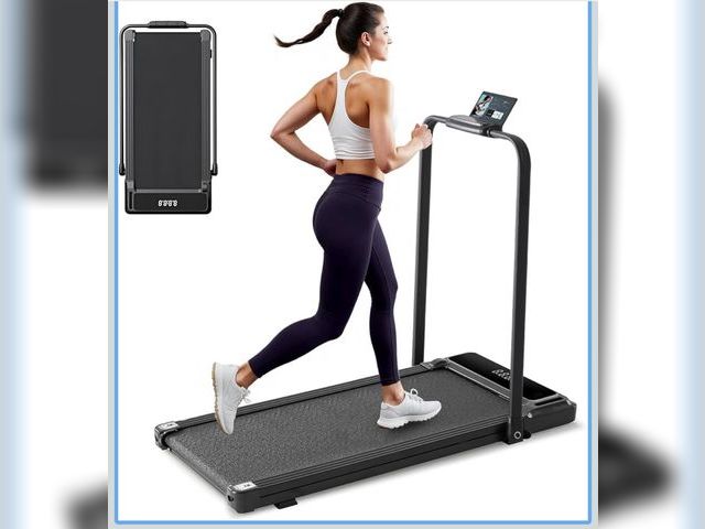 Lot 96-187470 - Walking Pad Under Desk Treadmill, Portable Compact Electric Walking Treadmill with Remote Control fo...