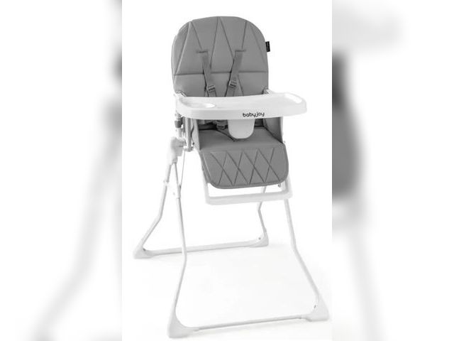Lot 96-197328 - Easy Clean Compact Highchair with Removable Adjustable Tray and PU Seat Cushion New