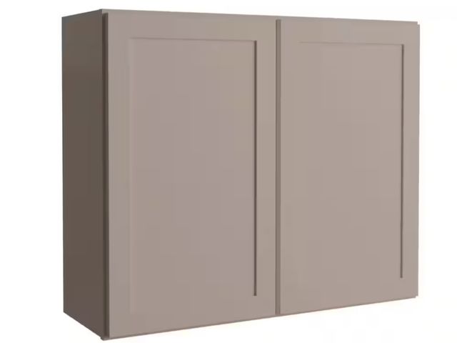 Lot 96-165898 - Hampton Bay
Courtland 36 in. W x 12 in. D x 30 in. H Assembled Shaker Wall Kitchen Cabinet in Sterli...