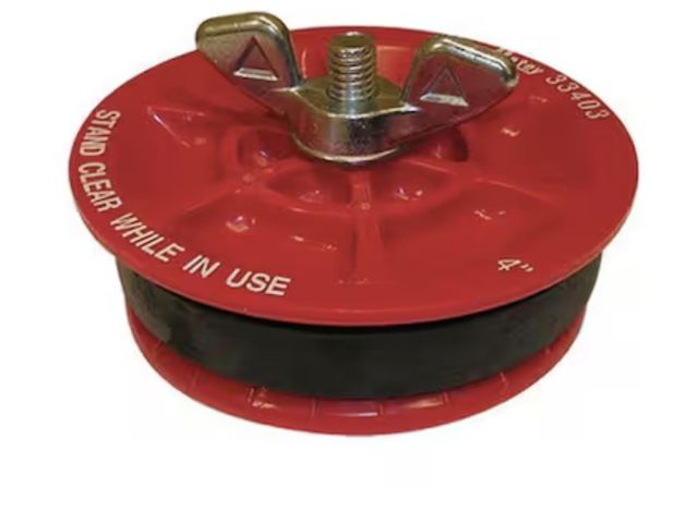 Lot 96-180241 - Oatey Gripper 4 in. Plastic Mechanical Test Plug
New