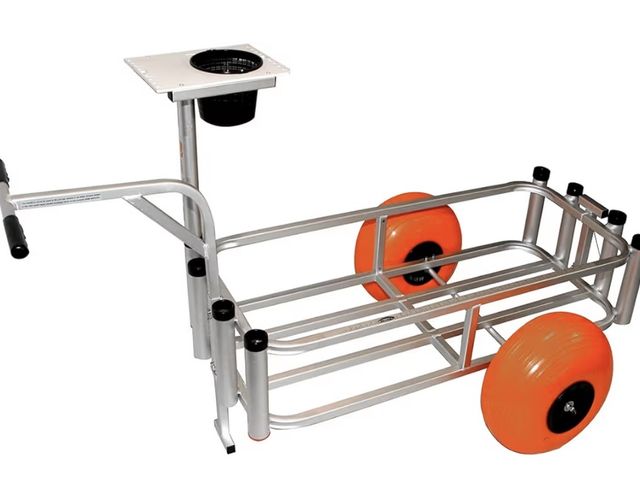 Lot 96-178596 - Anglers Fish-N-Mate 310 Sr Fishing Cart with Poly Wheels MSRP $475
New