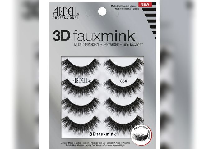 Lot 96-161599 - Ardell 3d Faux Mink Lashes 854, Black False Eyelashes, 4 Pairs

New
