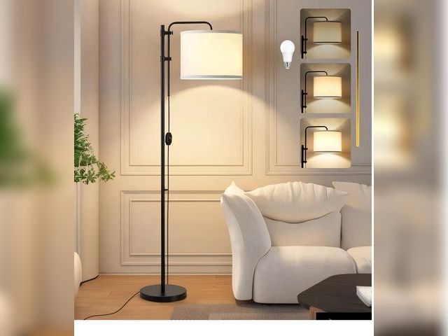 Lot 96-177305 - SheLive Mother and Son Lamp Black 2 Part Floor Lamp 
varies from stock photo