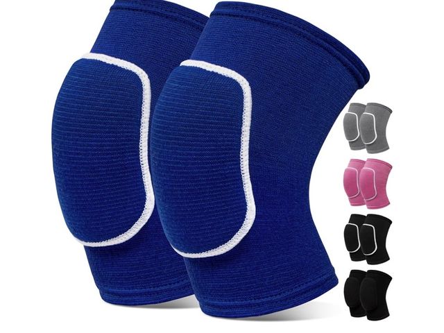 Lot 96-230465 - HISFFOG Volleyball Knee Pads 2 pack for Women,Men,Kids,Girls,Knee Brace for Basketball Volleyball Fo...