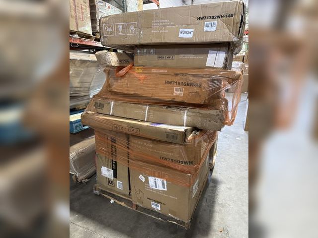 Lot 96-225728 - Pallet of incomplete furniture sets from Costway, box one of two, three of four etc. Mostly new cond...
