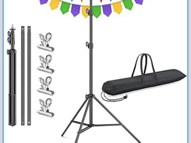 Lot 96-221765 - LINCO Lincostore Zenith Portable T-Shape Background Backdrop Stand  5x6.7ft - 5ft Wide (Fixed) and 6...