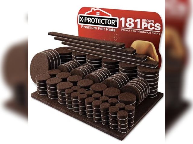 Lot 96-230779 - Felt Furniture Pads X-PROTECTOR 181 PCS Premium Furniture Pads - Felt Pads Furniture Feet Best Wood ...