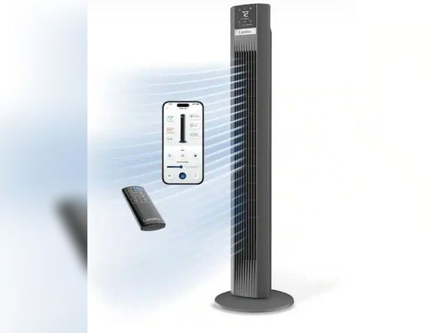 Lot 96-163482 - Lasko
Xtra Air 48 in. 12-Speed Smart Tower Fan in Gray w/ DC Motor, Works w/ Alexa, Google, Whisper ...