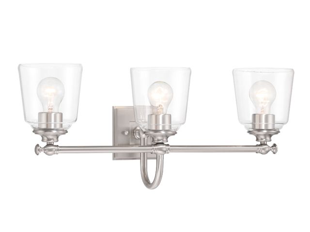 Lot 96-163017 - Antonia- 3 Light Vanity 4003-84 Minka-Lavery® loose hardware in box