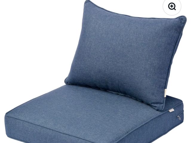 Lot 96-232503 - OVIOS Replacement Seat Back Cushions Set with Olefin Fabric and Zipper New