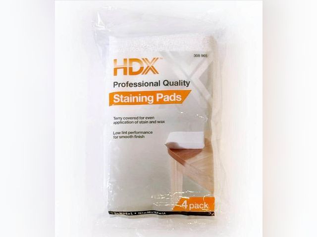 Lot 96-163705 - HDX 5 in. Microfiber Staining Pads (4-
Pack)
New