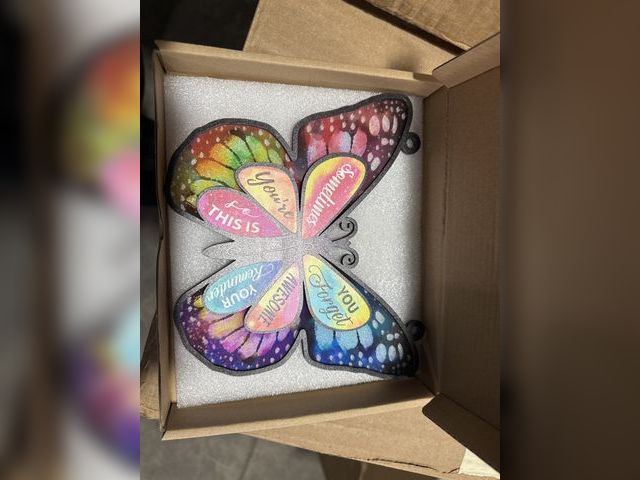 Lot 96-194235 - Box of Approximately 48 “Sometimes You Forget You’re Awesome So This Is Your Reminder” Butterfly Sun...