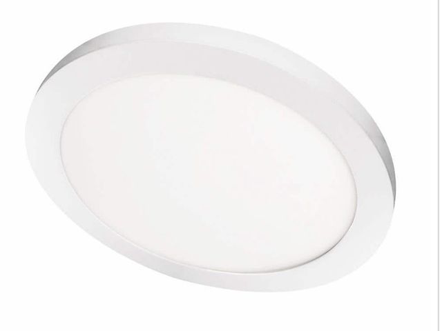 Lot 96-221859 - Commercial Electric 15 in. 22.5-Watt Dimmable White Integrated LED 1650
Lumens Round Flat Panel Flus...