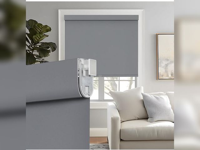 Lot 96-190322 - Persilux No Drill No Tools Cordless Blackout Roller Shades for Windows, Thermal Insulated UV Protect...